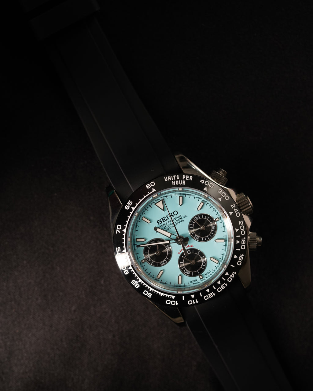 Seiko Tona | Black & Tiffany Blue