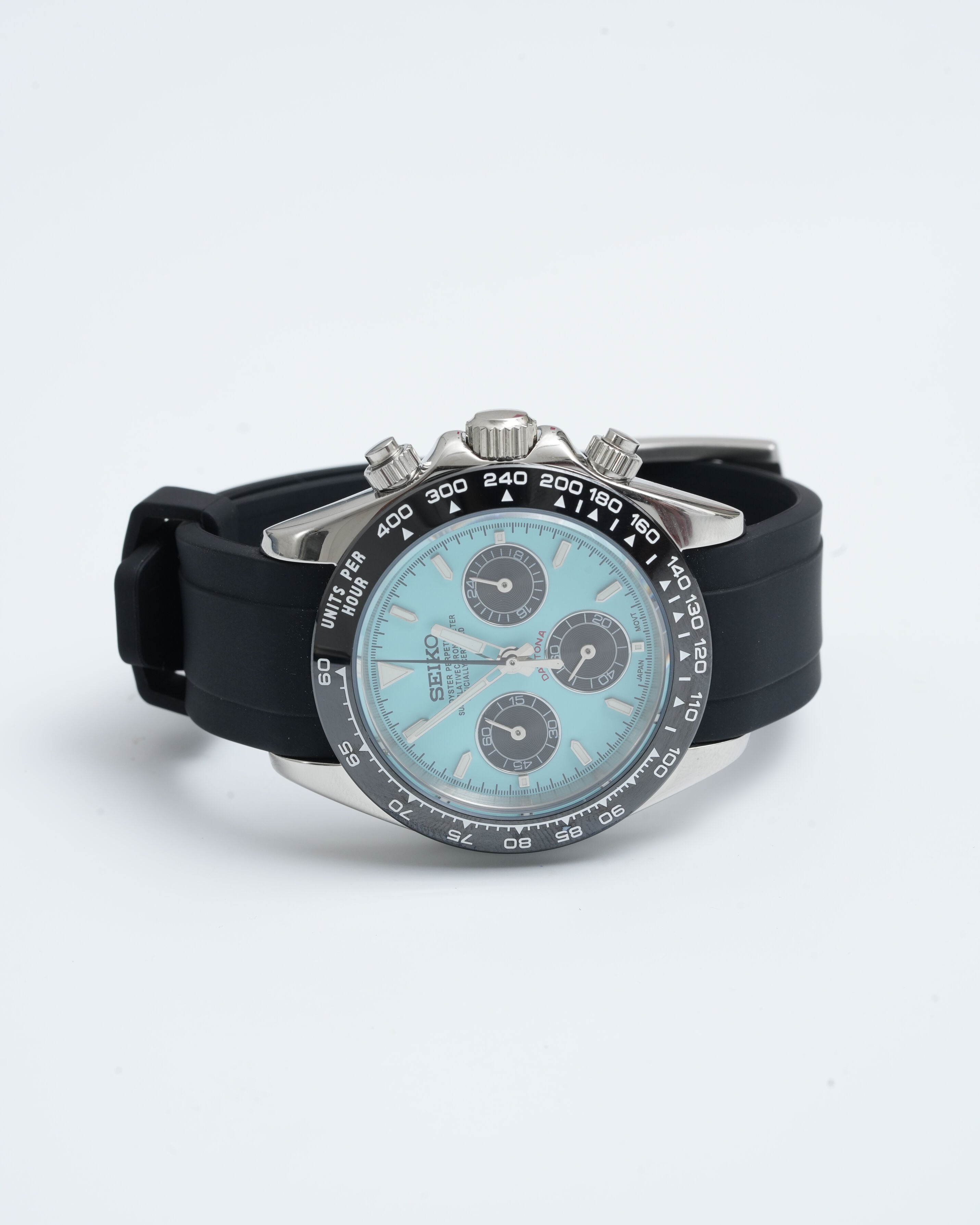 Seiko Tona | Black & Tiffany Blue